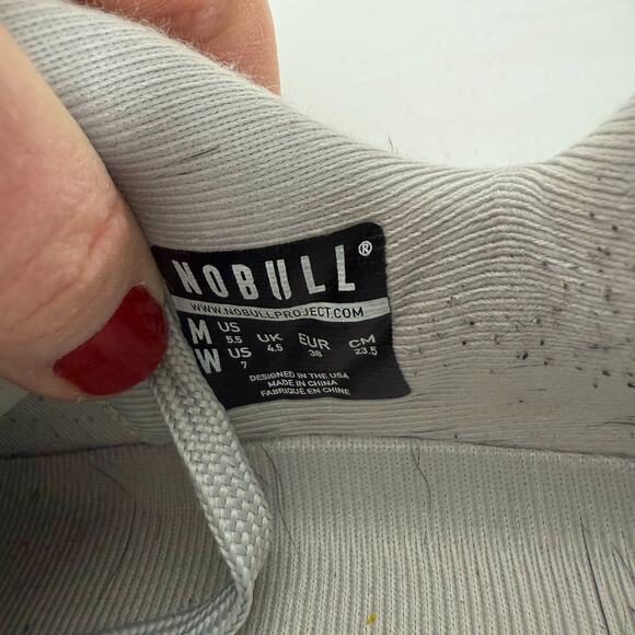 NOBULL Outwork Running Sneakers Women's 7 Arctic Gray Low Top Training Shoes - Picture 10 of 10